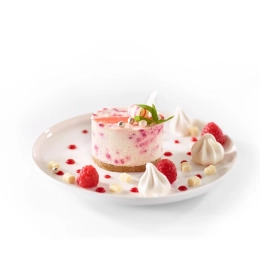 White Chocolate & Raspberry Cheesecake
