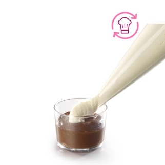 White Chocolate Mousse Piping Bag