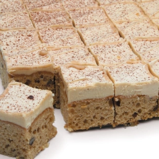 Coffee & Walnut Cake Slice