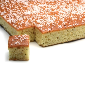 Lemon & Poppy Seed Cake Slice