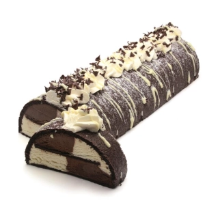 White & Dark Chocolate Roulade